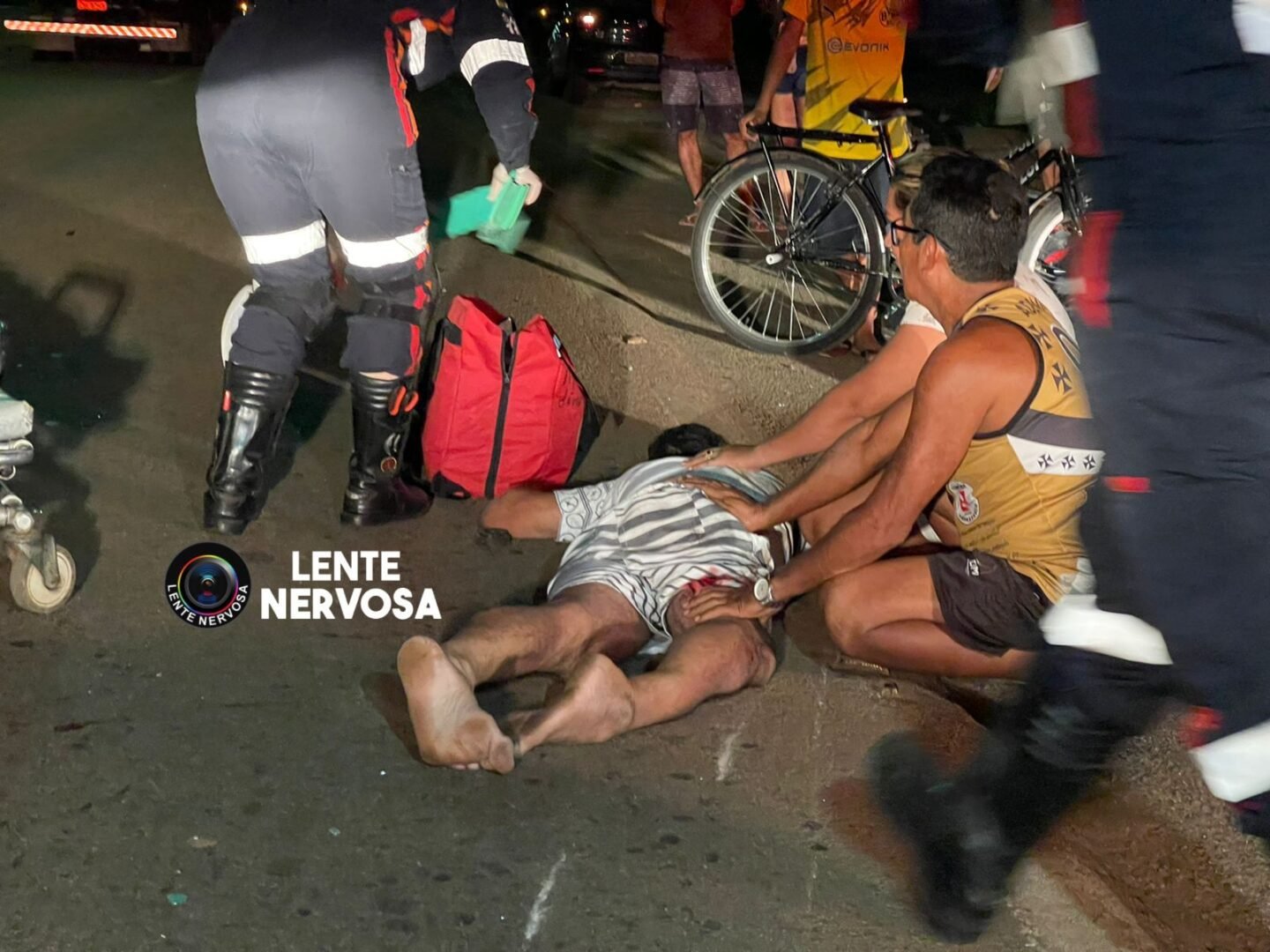 URGENTE – Pedestre ignora passarela e é atropelado ao tentar atravessar BR-364