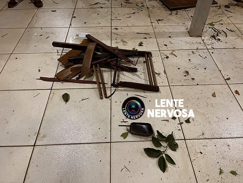 Vídeo: Motoqueiro sofre traumatismo craniano ao passar direto em avenida e invadir lanchonete