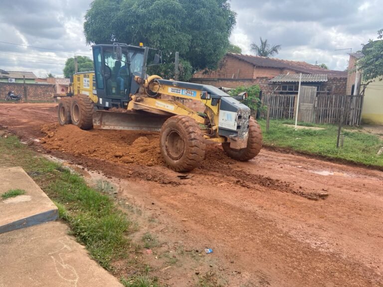 Últimas Notícias 6 Ruas são recuperadas no Bairro Cidade Nova a pedido do vereador Edimilson Dourado