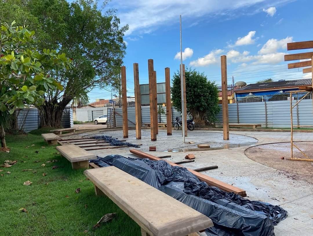 ZONA SUL – Poliesportivo solicitado pelo vereador Edimilson Dourado será entregue em breve