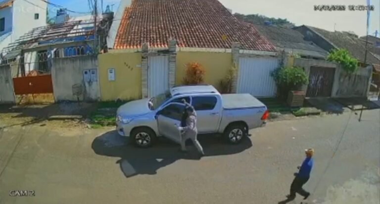 Últimas Notícias 10 Criminosos roubam R$ 35 mil, caminhonete Hilux e iPhones – VÍDEO