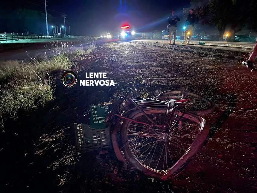 Ciclista sem identificação morre após ser atropelado por veículo na BR-364