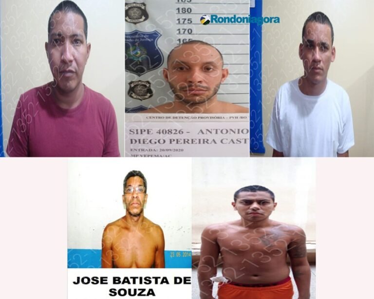Últimas Notícias 10 BPfron recaptura fugitivos do presídio de Nova Mamoré; um desapareceu no rio