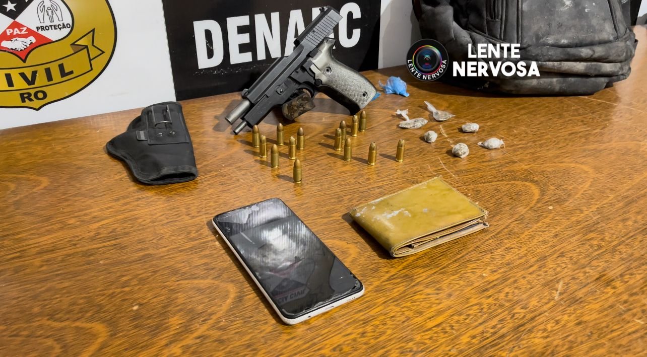 Suspeito é preso armado com pistola no Morar Melhor