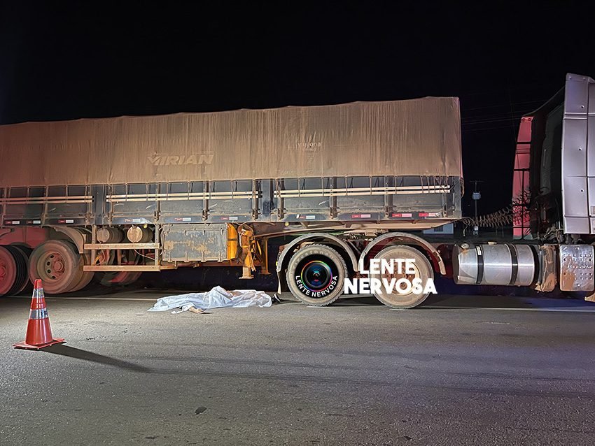 Subtenente da Polícia Militar morre atropelado por carreta na BR-364