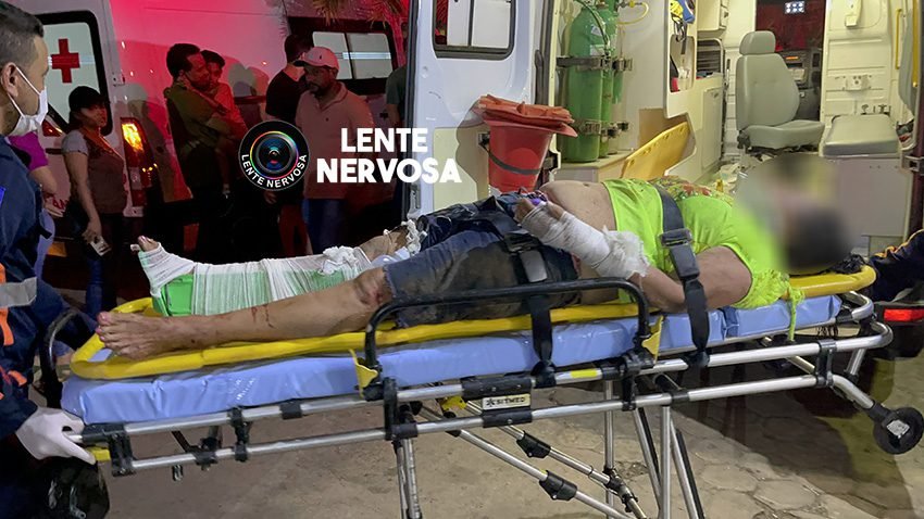 Idosa fica gravemente ferida em atropelamento na zona leste