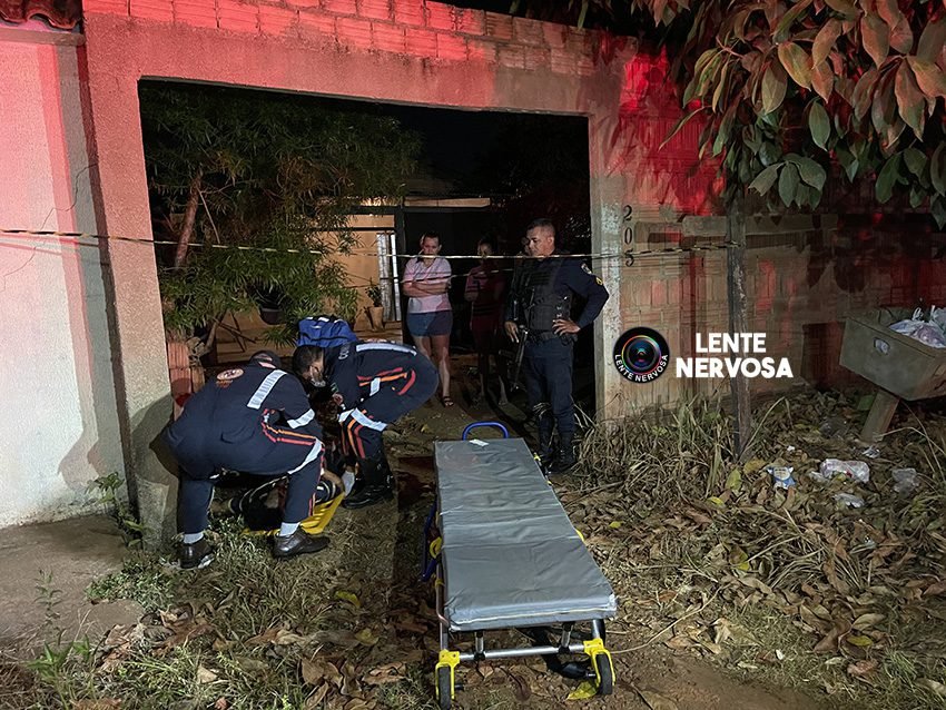 Homem grita por socorro após ser atingido a tiros em tentativa de homicídio