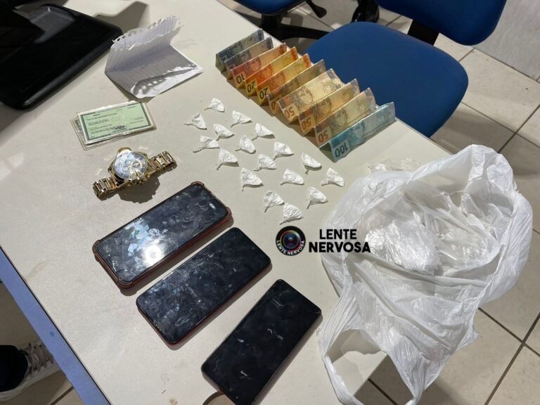 Últimas Notícias 6 Casal tenta enganar a polícia, mas é preso por tráfico de drogas no Morar Melhor
