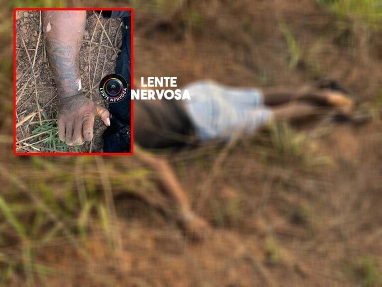 Homem é morto com tiro na nuca e polícia divulga tatuagem para tentar identificá-lo