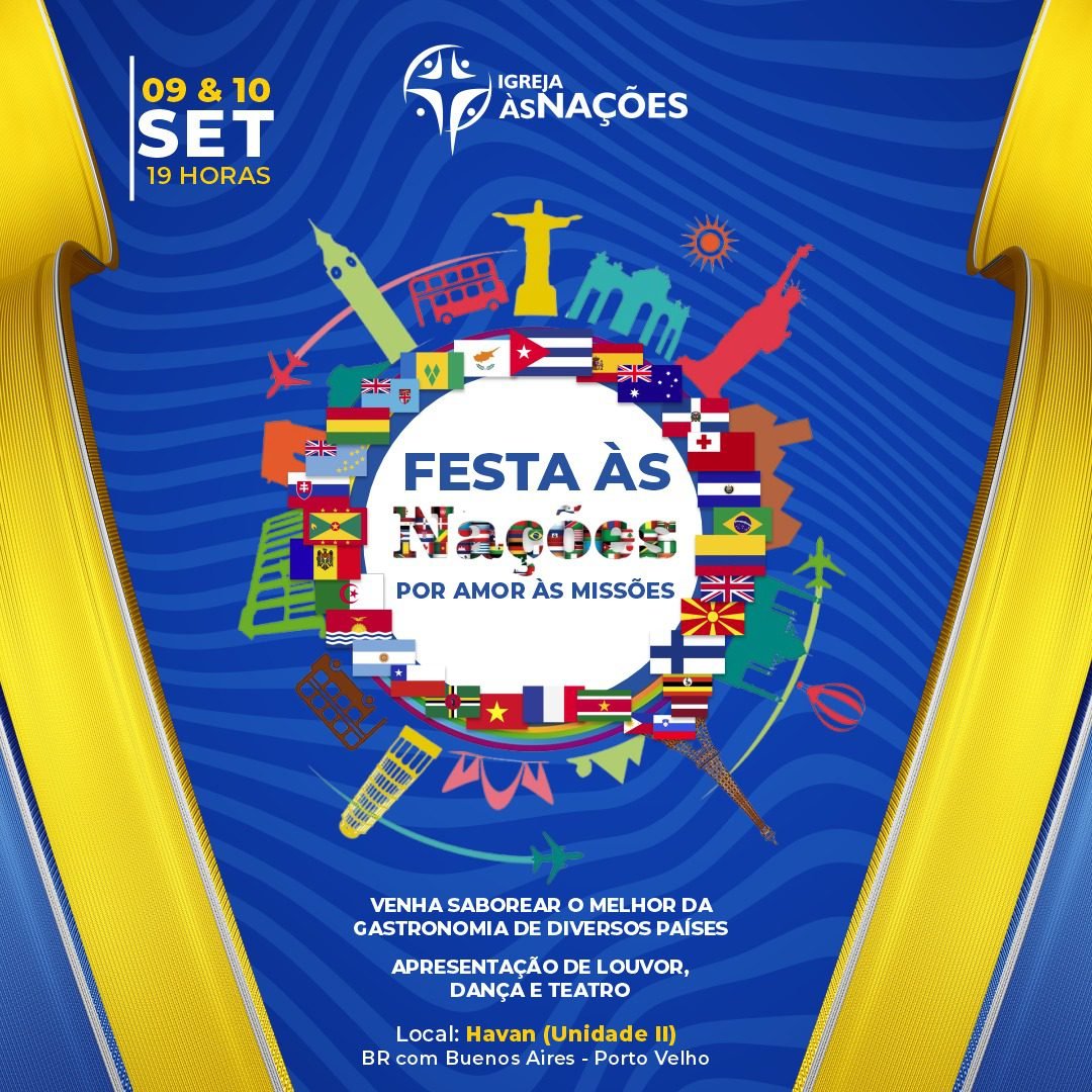Dias 9 e 10 de setembro acontece a 9ª edição da Festa as Nações