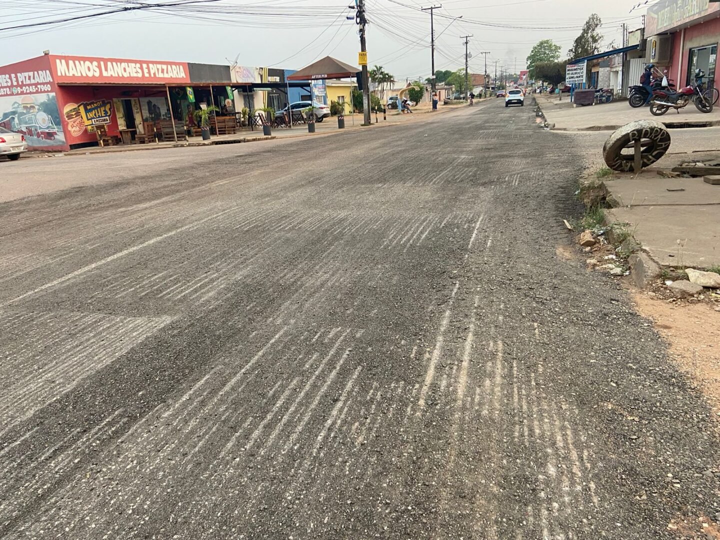 Rua Pau Ferro é recapeada a pedido do vereador Edmilson Dourado