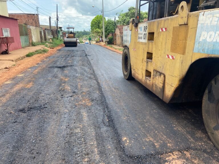 Últimas Notícias 5 Mais ruas são asfaltadas na zona sul a pedido do vereador Edmilson Dourado