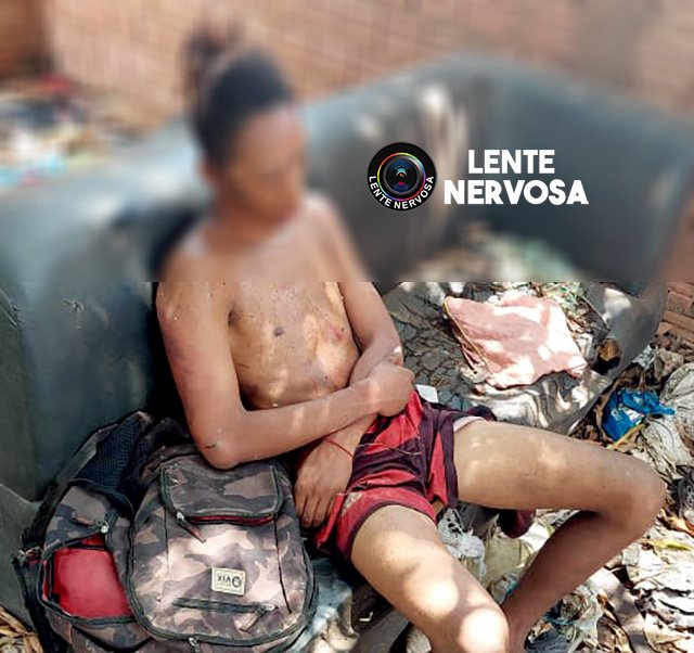 ATUALIZADA – Homem é espancado e amarrado por integrantes de facção enquanto colhia mangas