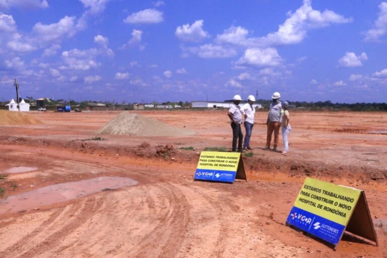 Últimas Notícias 2 Início das obras de drenagem do Novo Hospital de Urgência e Emergência concretiza compromisso do coronel Marcos Rocha