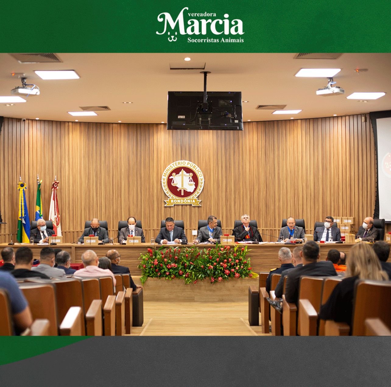 Vereadora Márcia Socorristas prestigia inauguração da Procuradoria de Justiça Militar do Ministério Público Militar