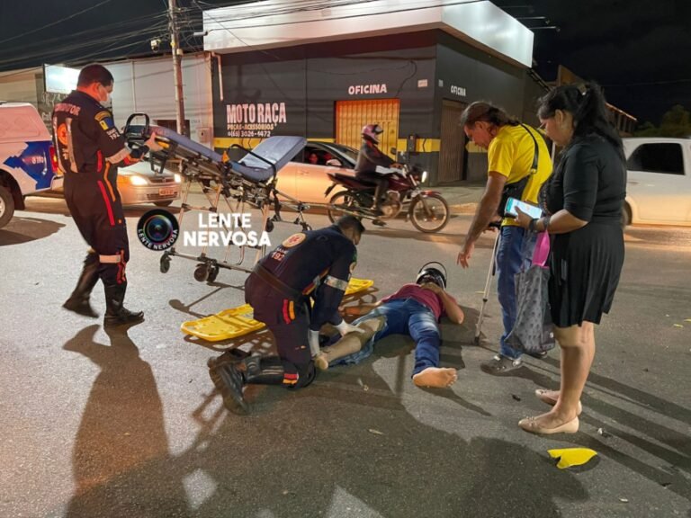 Últimas Notícias 10 URGENTE – Motorista foge após causar acidente e deixar motociclista gravemente ferido – VÍDEO