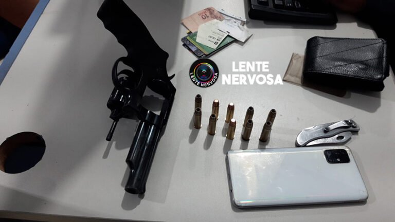 Últimas Notícias 6 Casal é preso ao ser flagrado com arma dentro de carro no Orgulho do Madeira