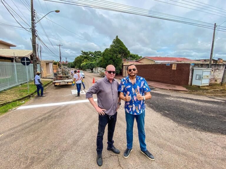 Últimas Notícias 8 Sinalização é feita no Bairro Areal a pedido do vereador Dr. Macário