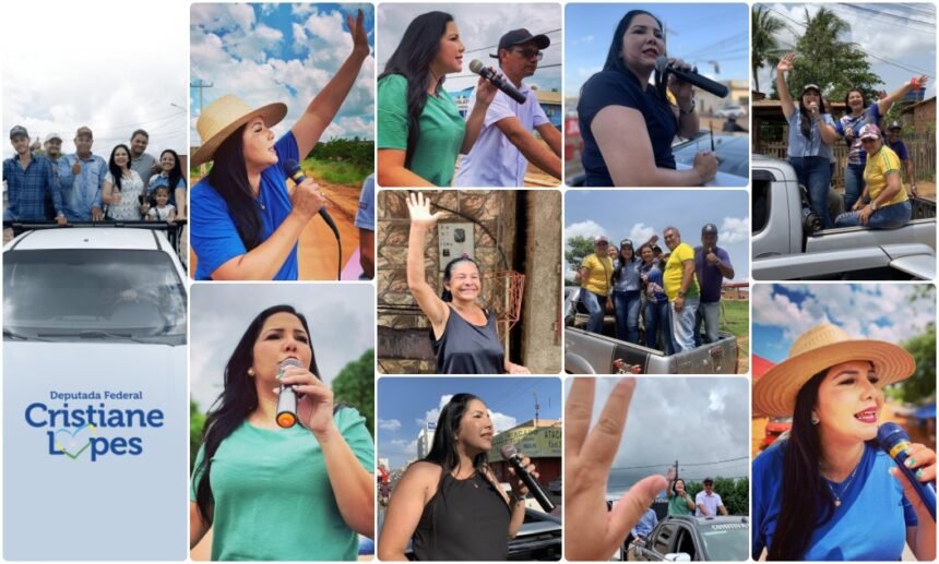 Em visita por várias cidades do Estado de Rondônia, Cristiane Lopes agradece votos e reforça compromisso com a população