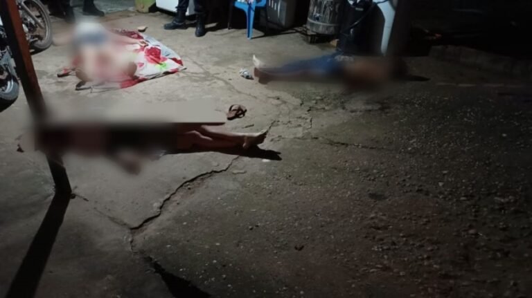BRUTAL: pai, mãe e filha são mortos com tiros no rosto em Ji-Paraná
