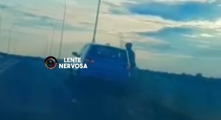Vídeo mostra carro de mulher logo após ela supostamente pular da ponte sobre o Rio Madeira – ASSISTA