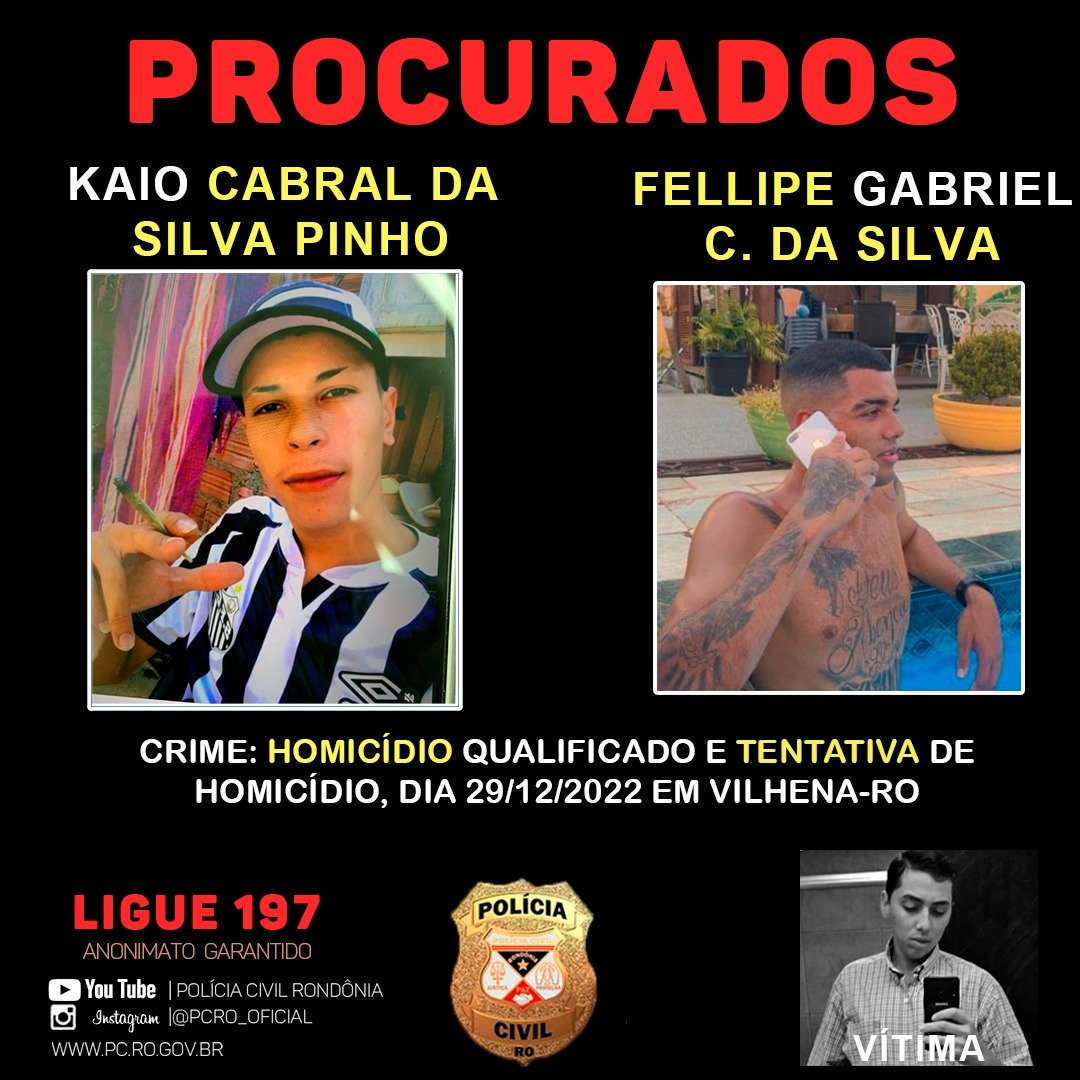 Polícia Civil revela motivação de homicídio em Vilhena e busca prender mandante e assassino