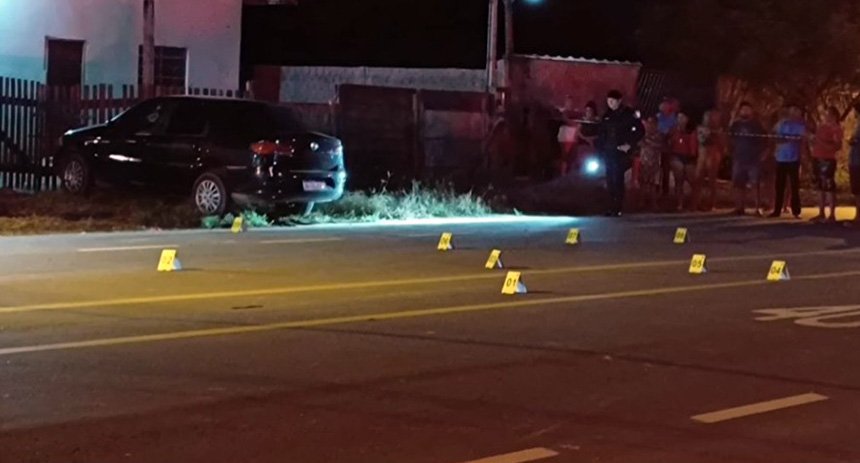 Homem é executado a tiros e irmã grávida atingida por bala perdida