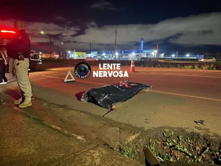 Pedestre morre atropelado por pick-up em Porto Velho