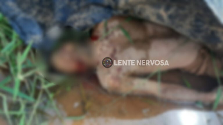 Últimas Notícias 3 Cadáver com dezenas de perfurações é encontrado enrolado em lona na zona leste da capital