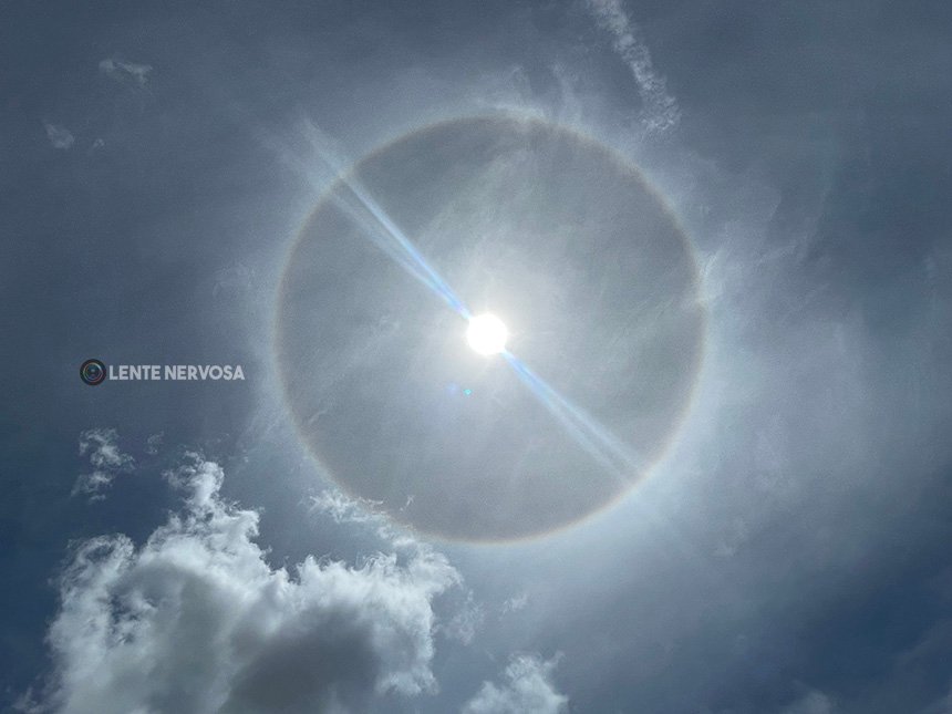 Fenômeno solar chama atenção em Porto Velho 1 Fenômeno solar chama atenção em Porto Velho