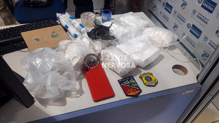 PM e PRF prendem mula que sairia de Porto Velho levando droga para Brasília