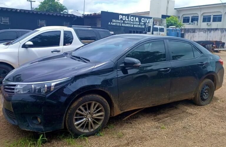 Automóvel roubado de empresário é recuperado em esconderijo a 25 km da distância, em Porto Velho