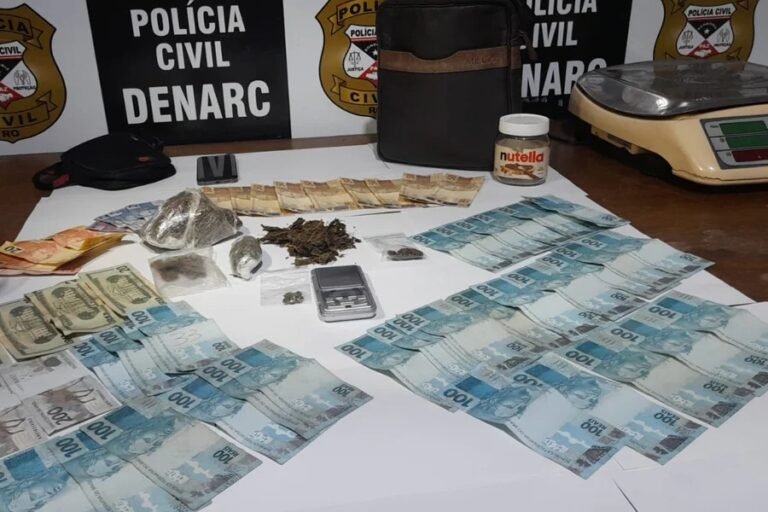 Denarc prende dupla suspeita de distribuir drogas para jovens de grande poder aquisitivo na capital