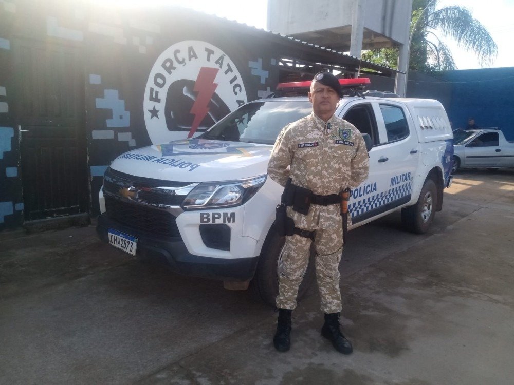 Homem adquire farda de PM e se apresenta no Batalhão de Ariquemes como sargento de PE