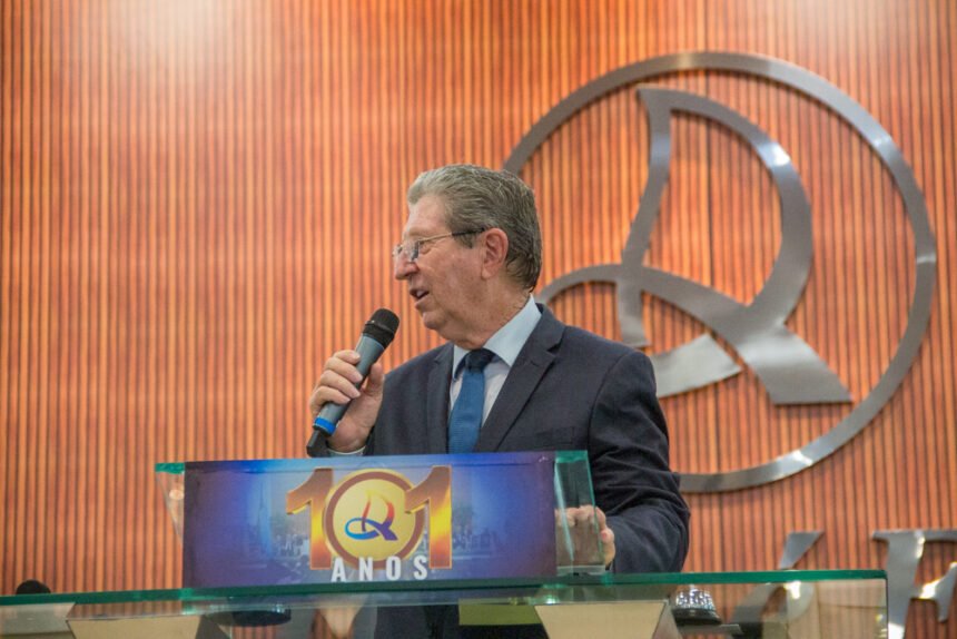 Cristiane Lopes marca presença no centésimo primeiro aniversário da Igreja Assembleia de Deus, em Rondônia