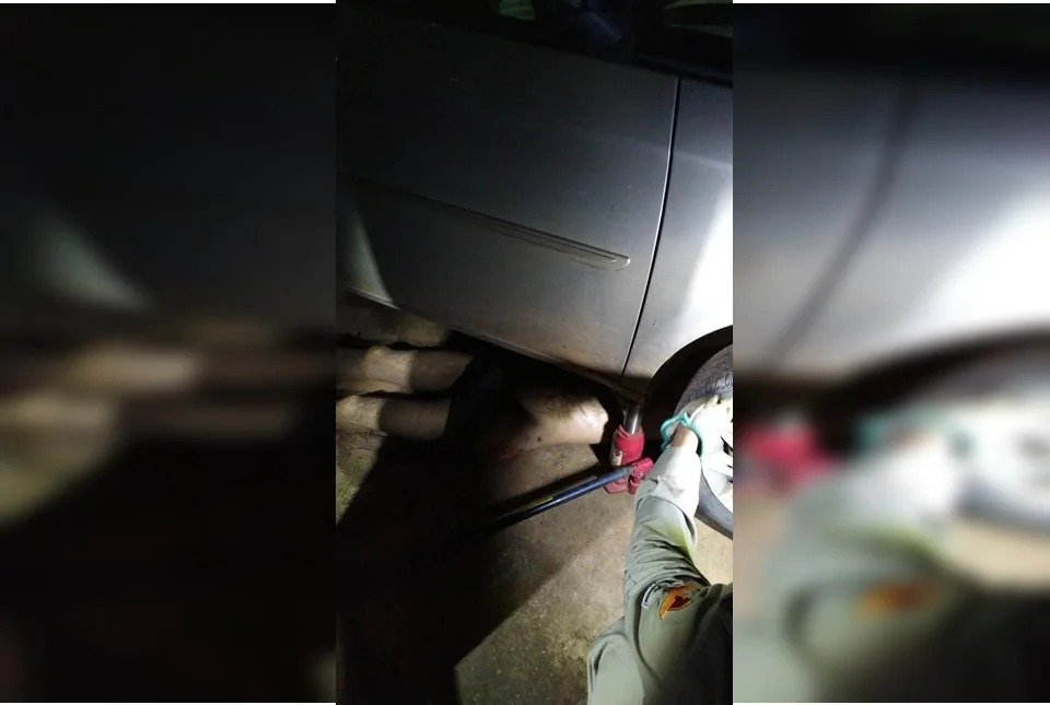 Mulher dirige 40 km com corpo preso embaixo do carro, em Brasília