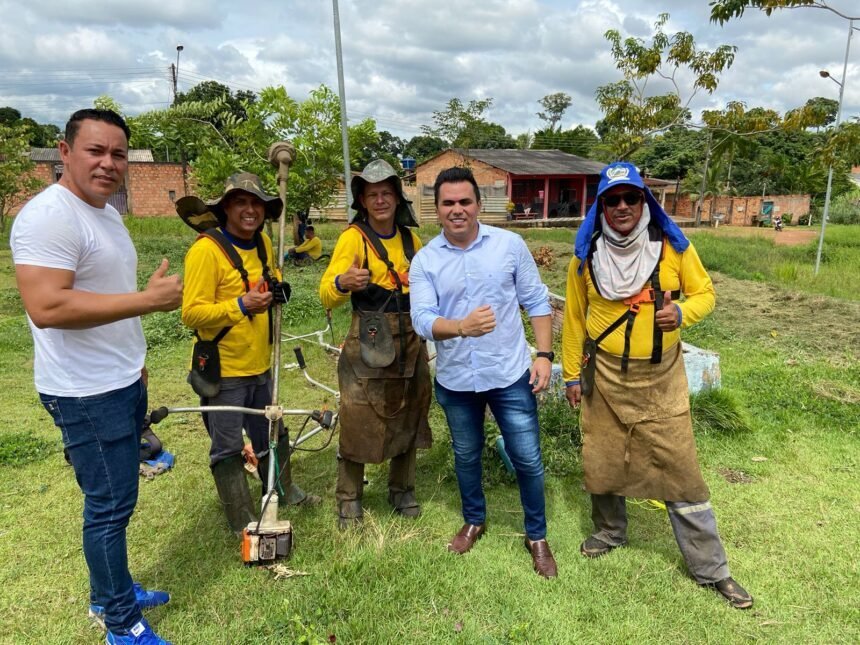 Vereador Edimilson Dourado fiscaliza espaços públicos e solicita serviços às secretarias