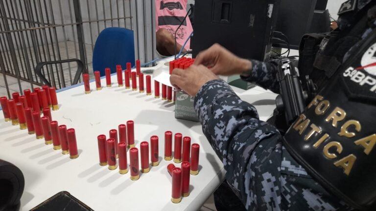 Últimas Notícias 3 Sitiante é preso pela Força Tática com espingardas e quase 100 munições