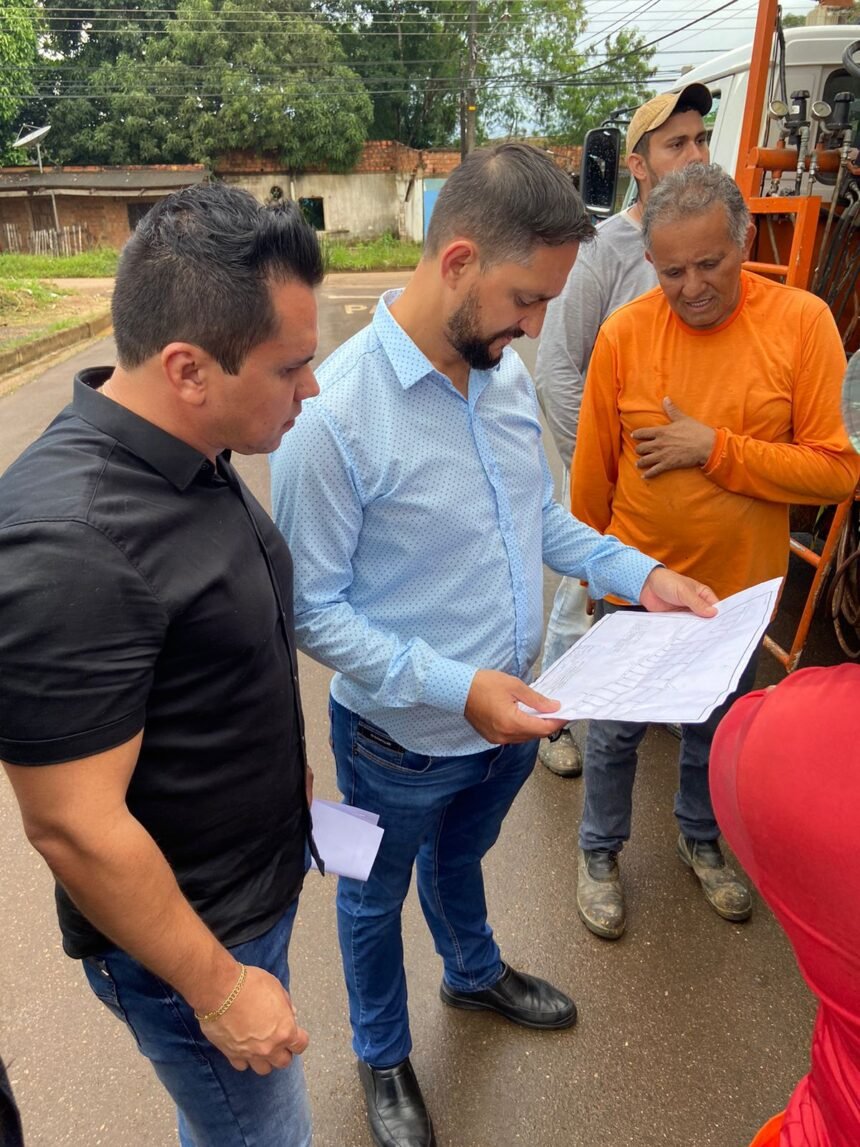 Sinalizações são feitas na zona sul a pedido do vereador Edimilson Dourado