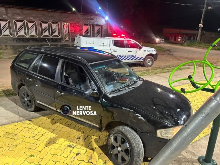 URGENTE – Motorista é baleado em tentativa de homicídio ao lado de praça