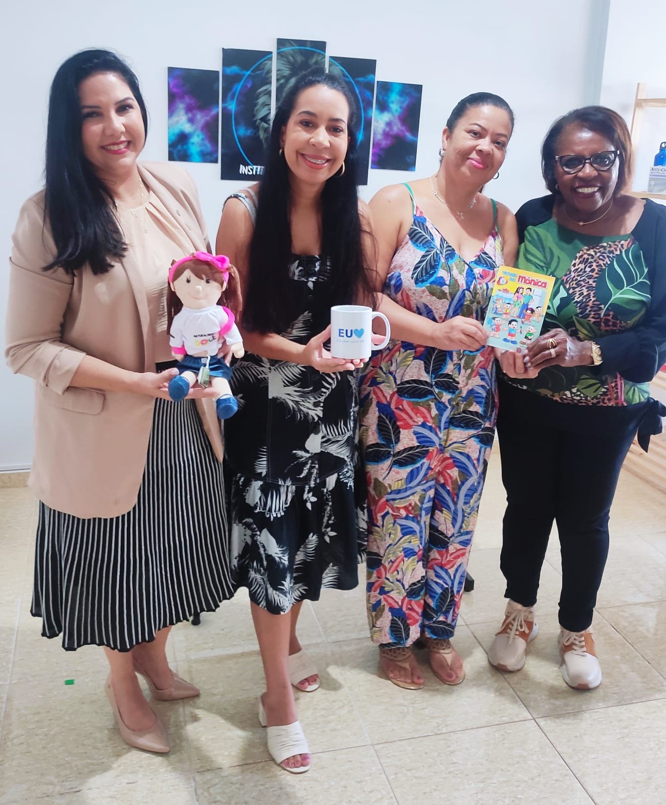 Cristiane Lopes visita Instituto Diabetes Brasil