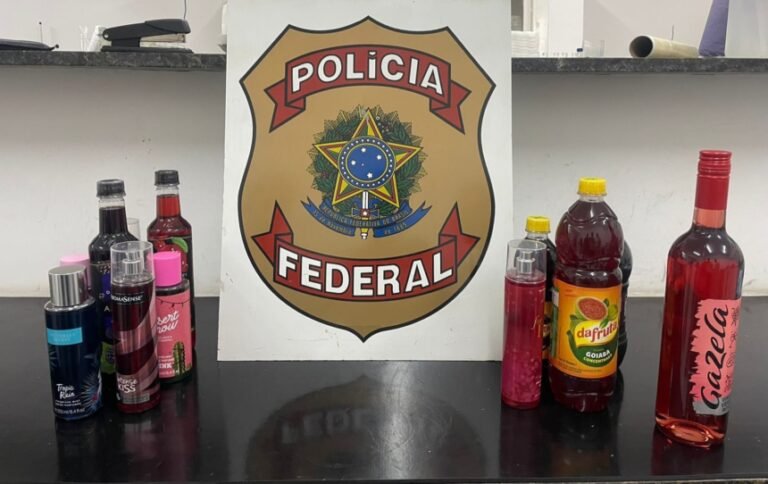 Polícia Federal prende mulher flagrada com cocaína líquida em hotel na capital