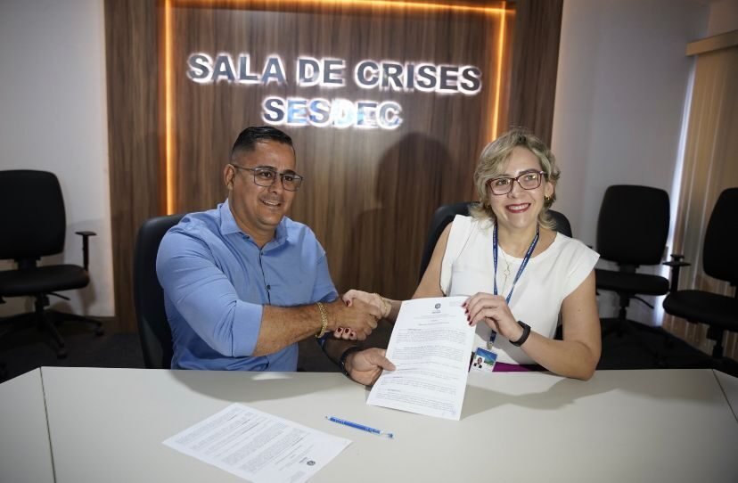 SESDEC e SEJUS, assinam termo de cooperação, para compartilhamento de sistemas integrado no CIOP