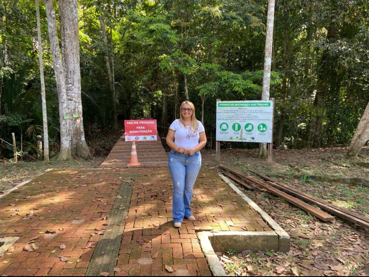Vereadora Márcia Socorristas Animais se reúne na Sema e discute sobre revitalização do Parque Natural