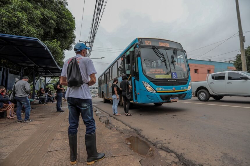De cada três passageiros que usam o transporte coletivo de Porto Velho, um é gratuidade