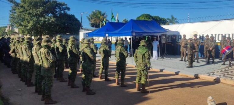 Governo reforma Base Operacional do Batalhão de Fronteira e Divisas de Nova Mamoré