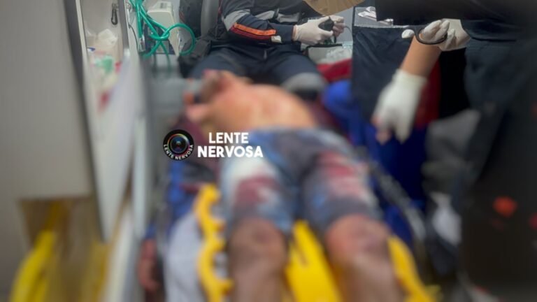 URGENTE – Suspeito é abandonado pelo comparsa após ser baleado em tentativa de assalto