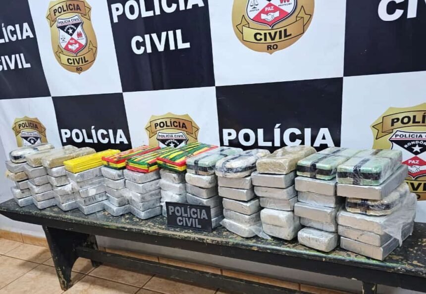 Polícia Civil deflagra operação e apreende 80 quilos drogas em Guajará-Mirim/RO
