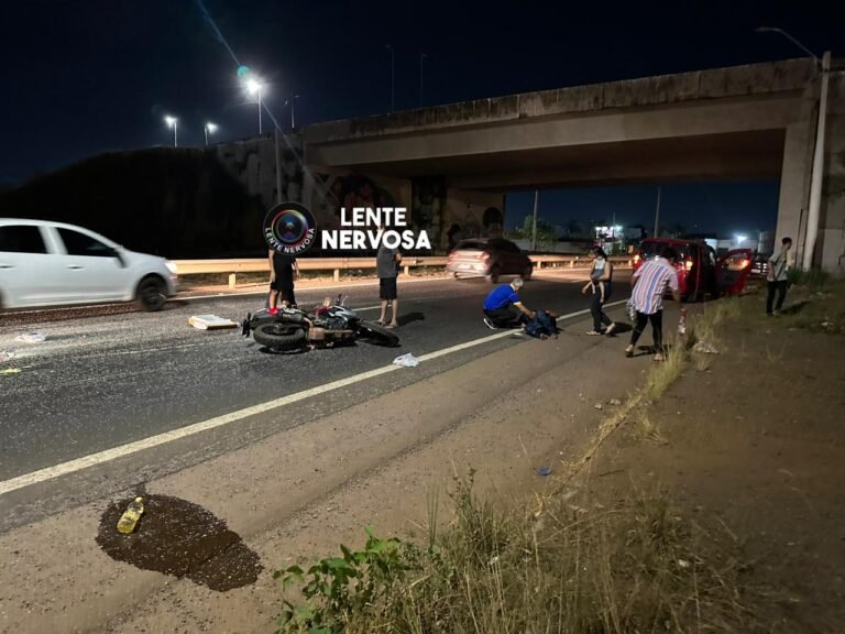 URGENTE – Ciclista fica gravemente ferido em atropelamento no trevo do Roque – VEJA AO VIVO