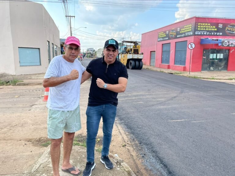 Vereador Edimilson Dourado afirma que Rua Geraldo Siqueira está em fase final de recapeamento